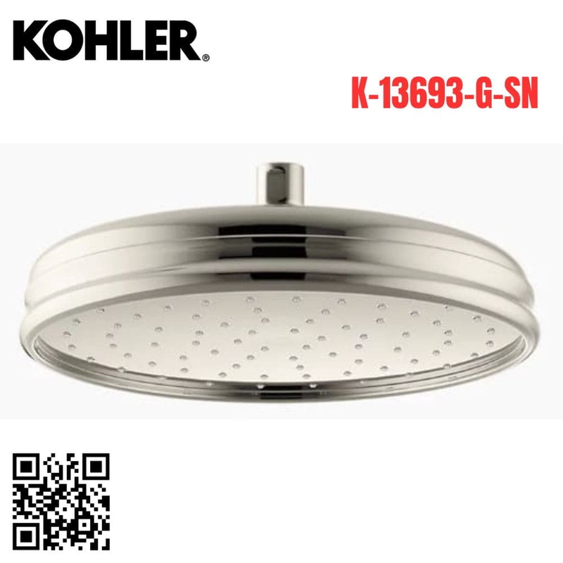 Đầu sen gắn trần Kohler K-13693-G-SN