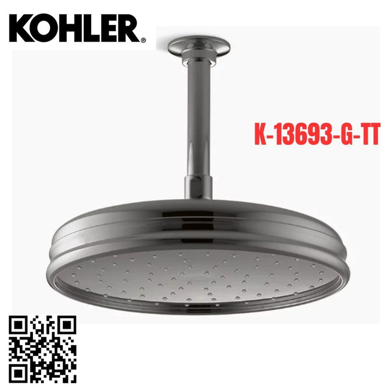 Đầu sen gắn trần Kohler K-13693-G-TT