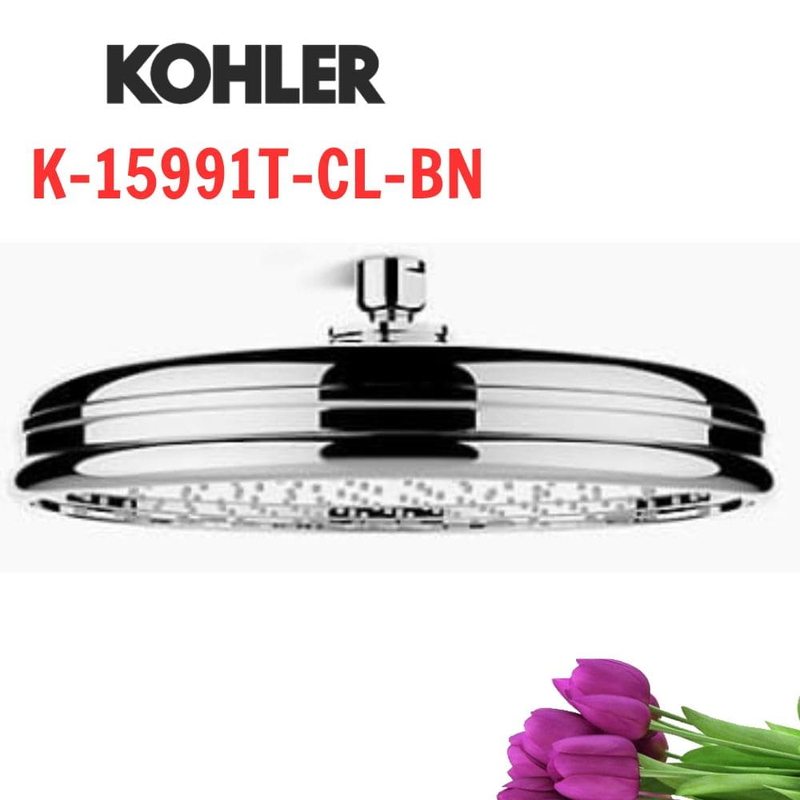 Đầu sen gắn trần Kohler K-15991T-CL-BN