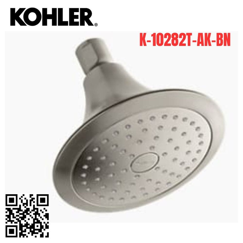 Đầu sen gắn tường Kohler K-10282T-AK-BN Finial