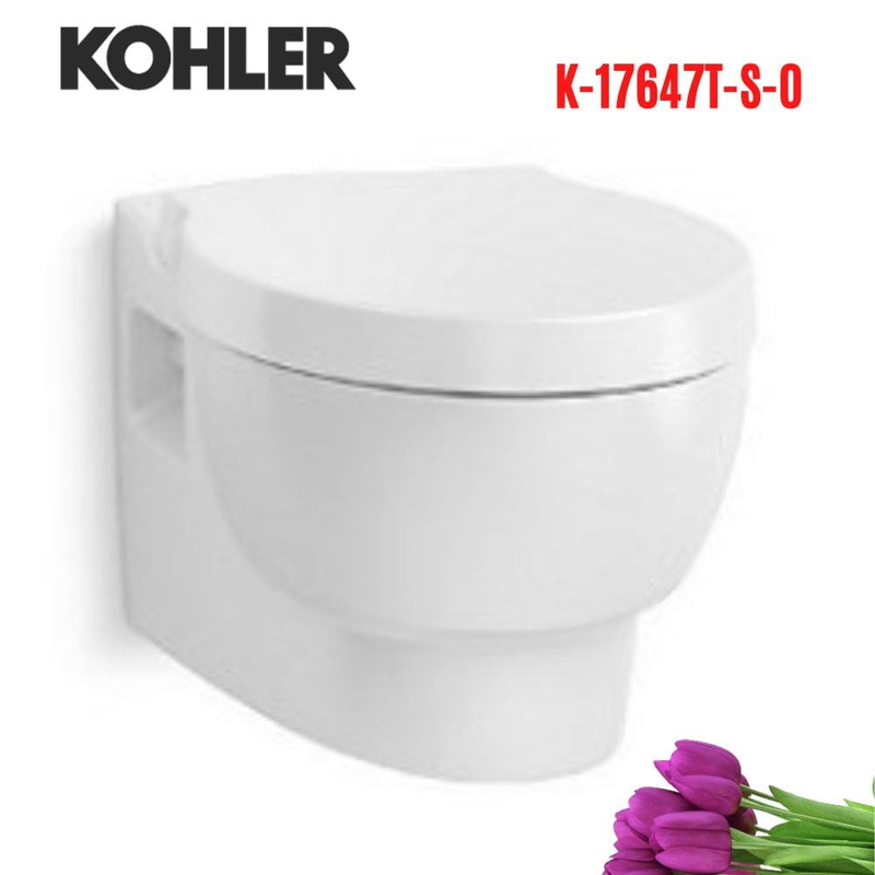 Bồn cầu treo tường Kohler K-17647T-S-0