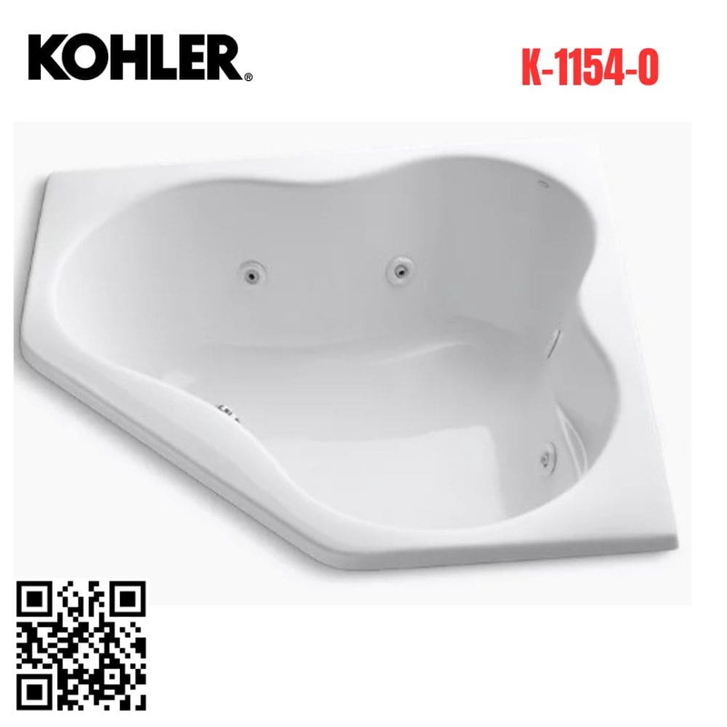 Bồn tắm góc massage Kohler K-1154-0 Proflex