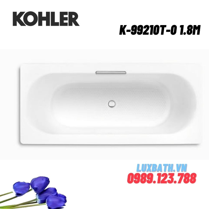 Bồn tắm Kohler K-99210T-0 gang tráng men