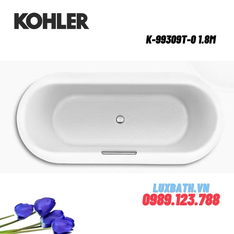 Bồn tắm Kohler K-99309T-0 gang tráng men
