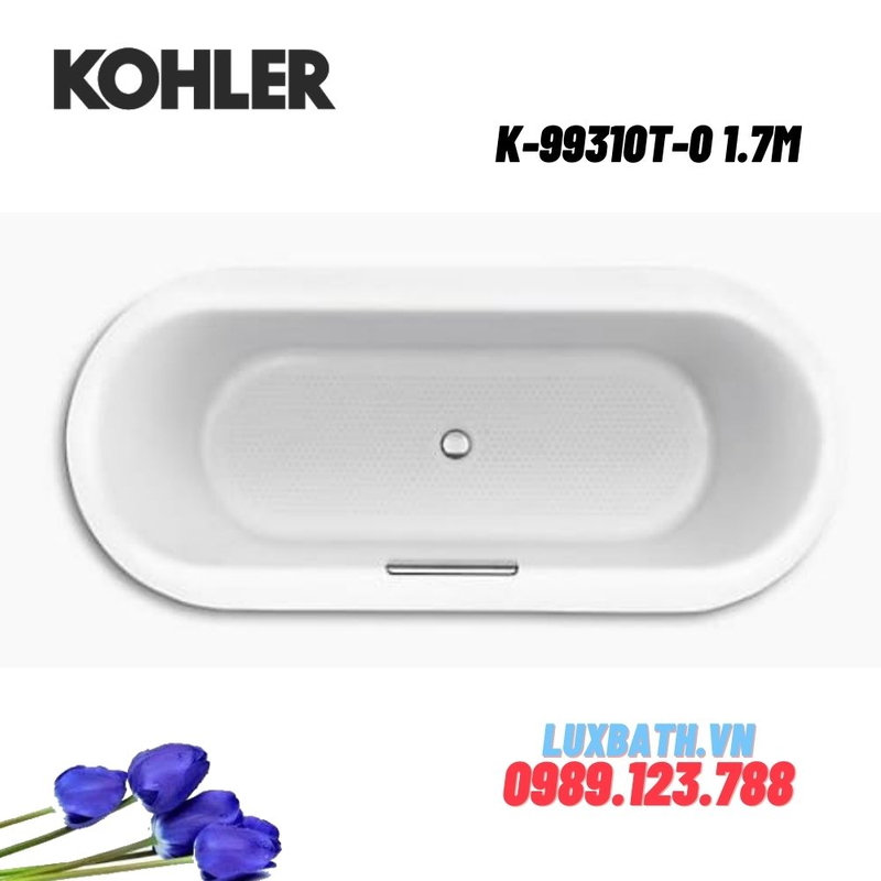 Bồn tắm Kohler K-99310T-0 gang tráng men