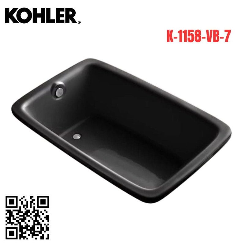 Bồn tắm Kohler K-1158-VB-7 Bancroft nhựa