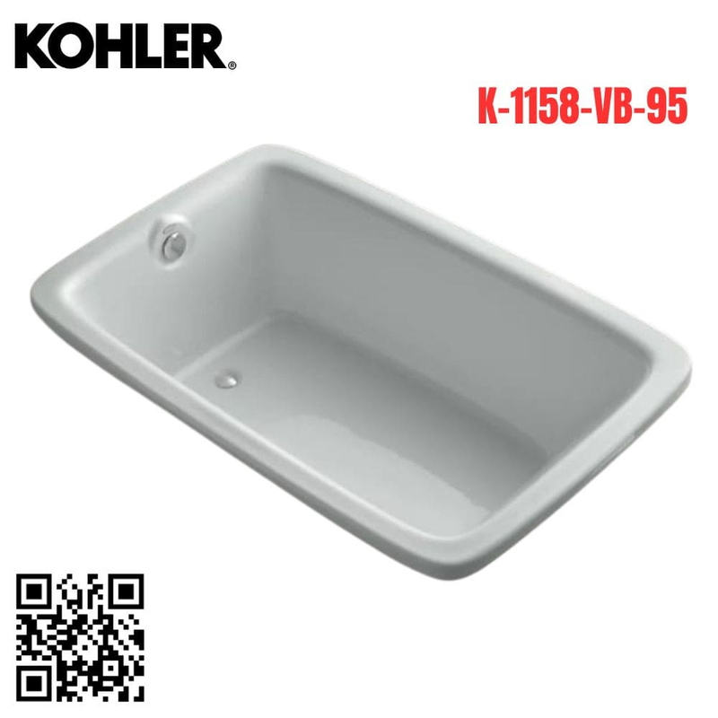 Bồn tắm Kohler K-1158-VB-95 Bancroft nhựa