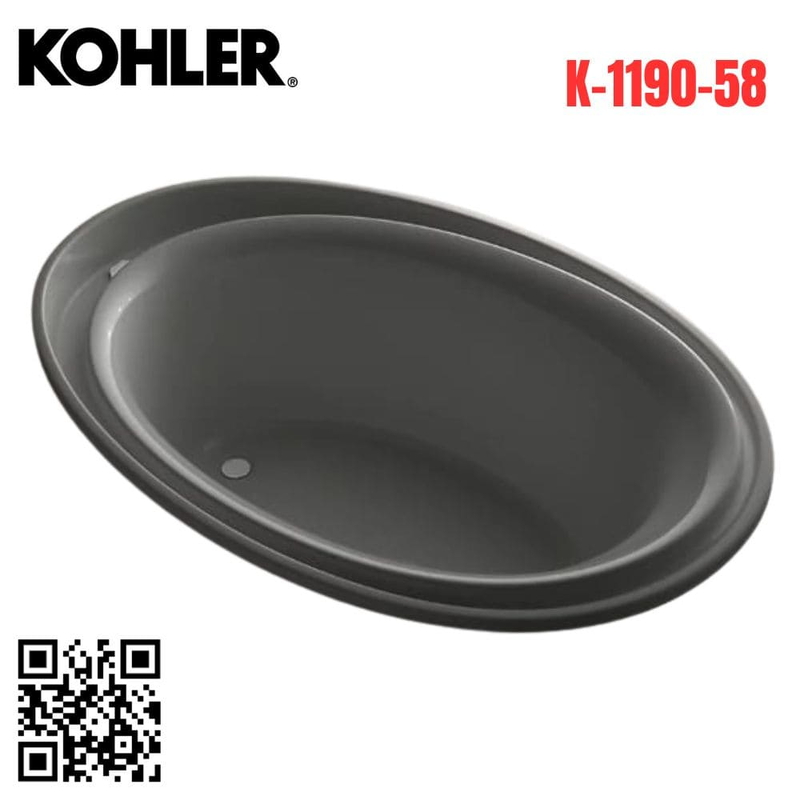 Bồn tắm Kohler K-1190-58 Purist nhựa