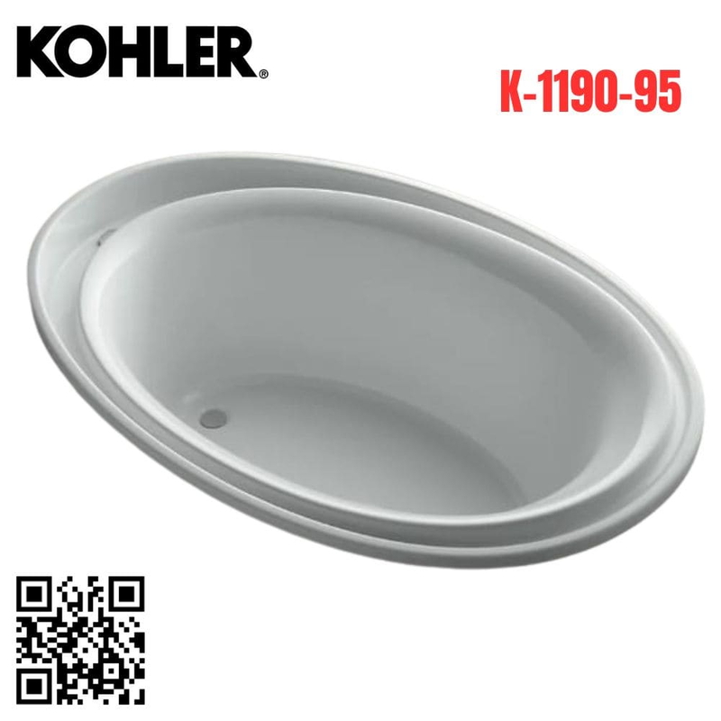 Bồn tắm Kohler K-1190-95 Purist nhựa