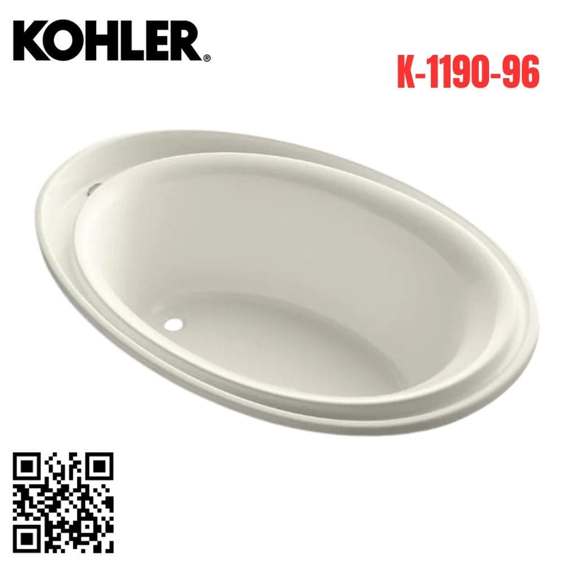 Bồn tắm Kohler K-1190-96 Purist nhựa