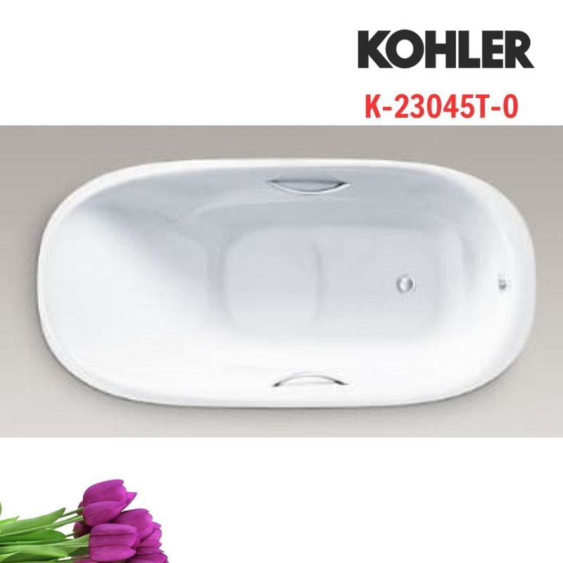 Bồn tắm đặt sàn Kohler K-23045T-0 Karess