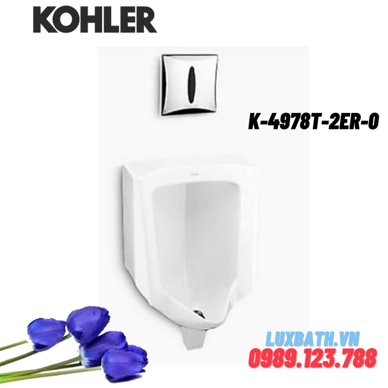 Bồn tiểu nam cảm ứng Kohler K-4978T-2ER-0