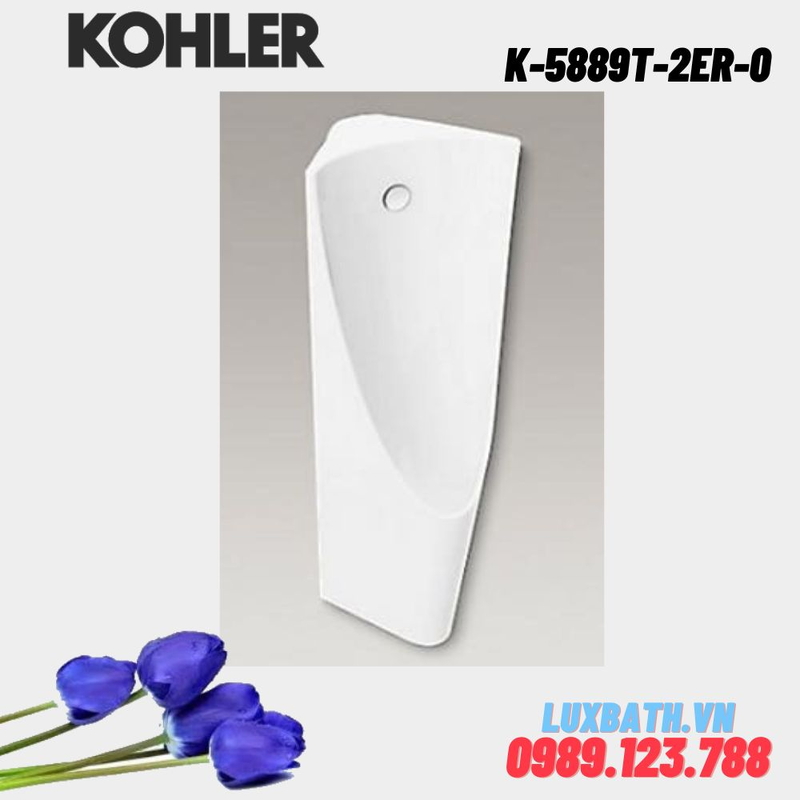 Bồn tiểu nam cảm ứng Kohler K-5889T-2ER-0
