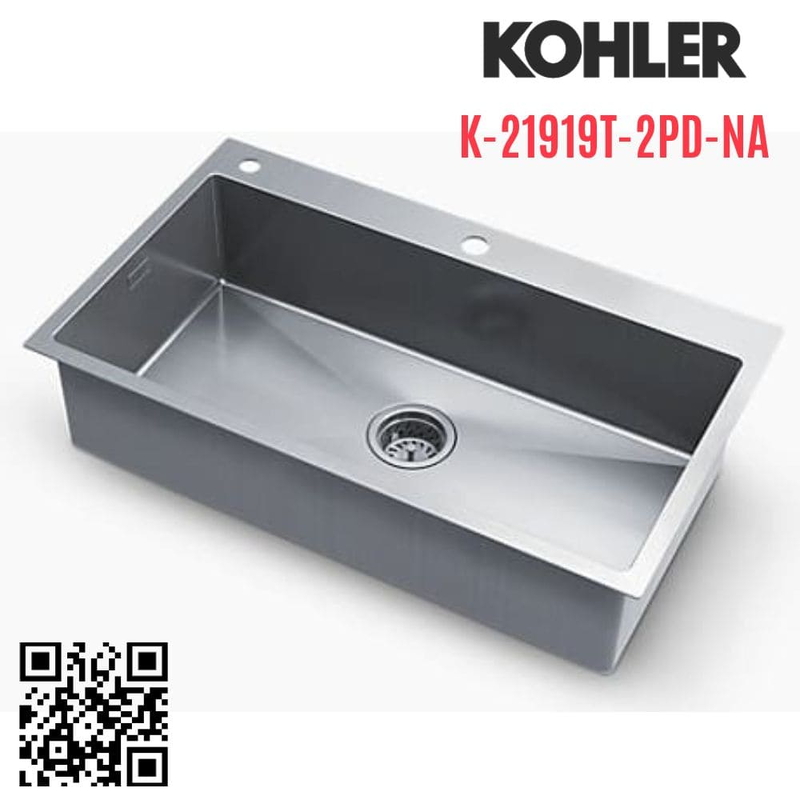 Chậu rửa bát Kohler K-21919T-2PD-NA 1 hố