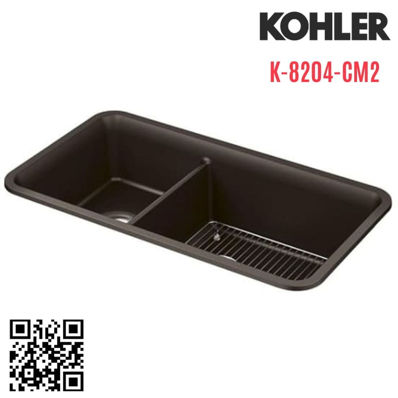 Chậu rửa bát Kohler K-8204-CM2 2 hố