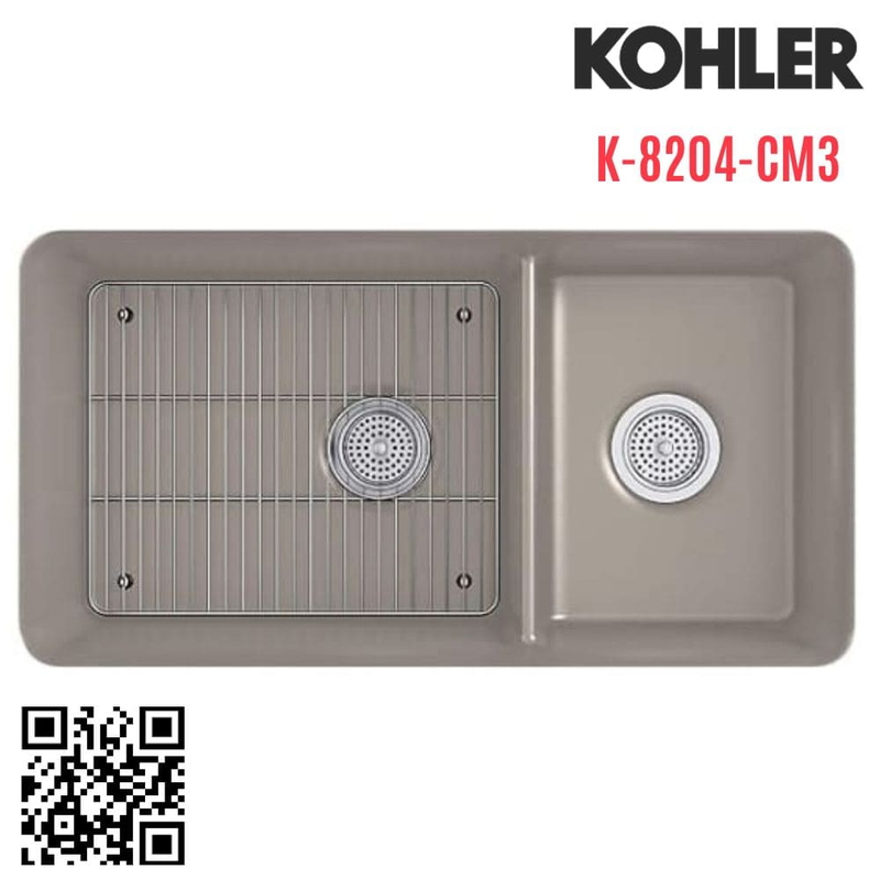 Chậu rửa bát Kohler K-8204-CM3 2 hố