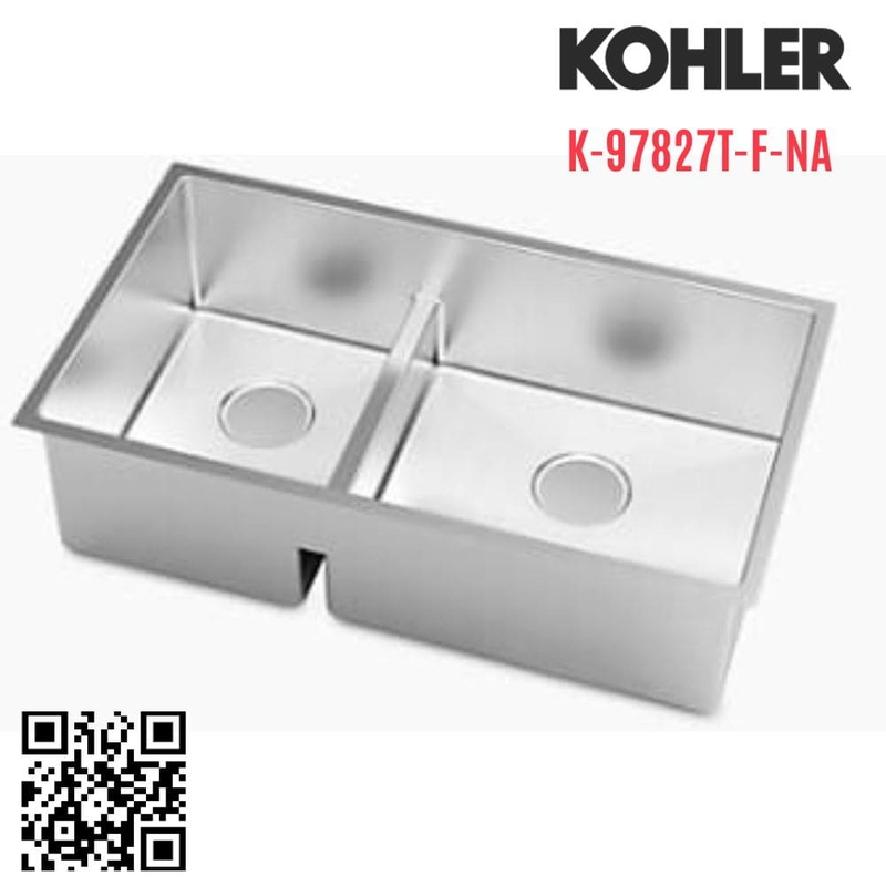 Chậu rửa bát Kohler K-97827T-F-NA 2 hố