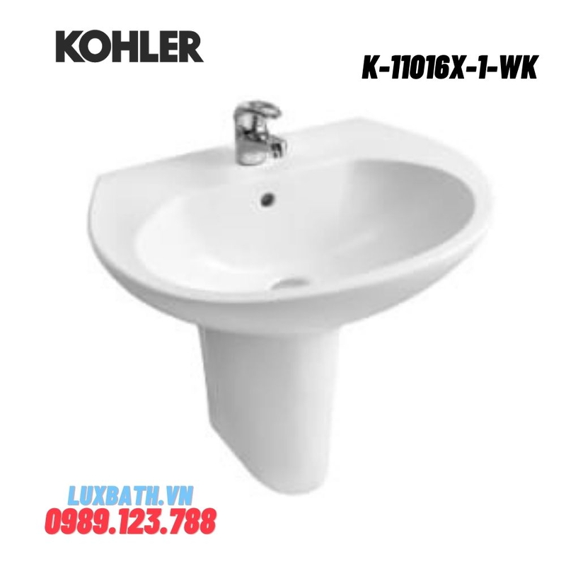Chậu rửa lavabo Kohler K-11016X-1-WK treo tường