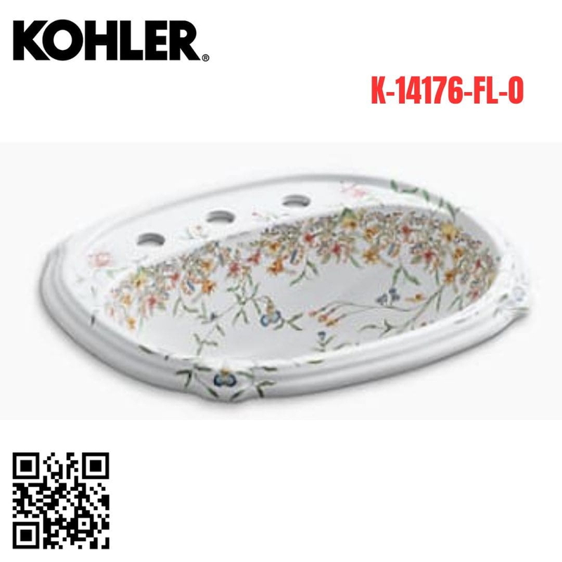 Chậu rửa lavabo Kohler K-14176-FL-0 dương vành