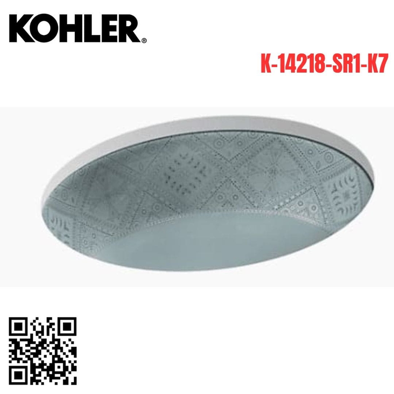 Chậu rửa lavabo treo tường Kohler K-14218-SR1-K7