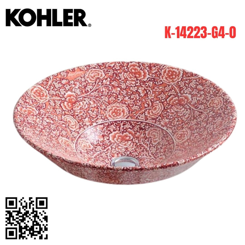 Chậu rửa lavabo treo tường Kohler K-14223-G4-0