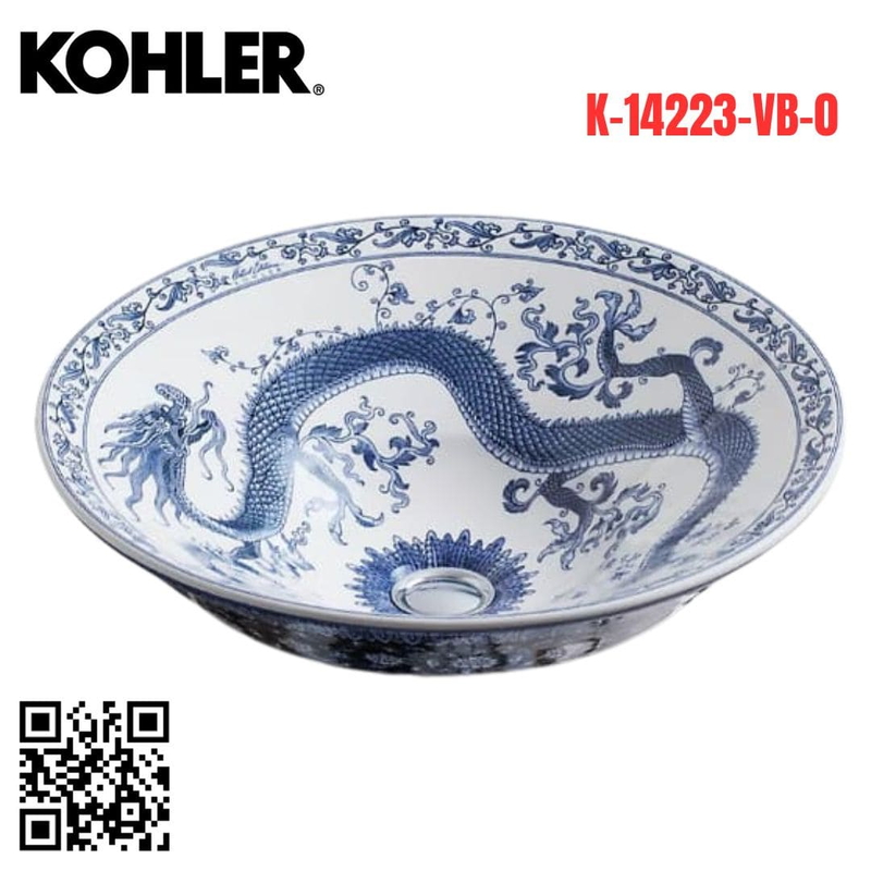 Chậu rửa lavabo treo tường Kohler K-14223-VB-0