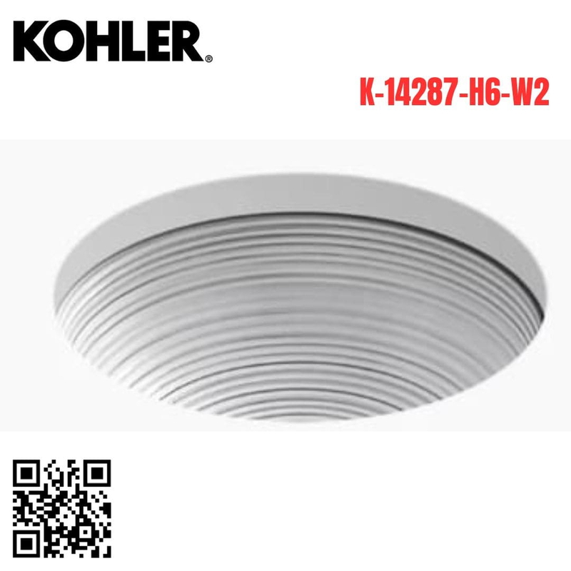 Chậu rửa lavabo treo tường Kohler K-14287-H6-W2