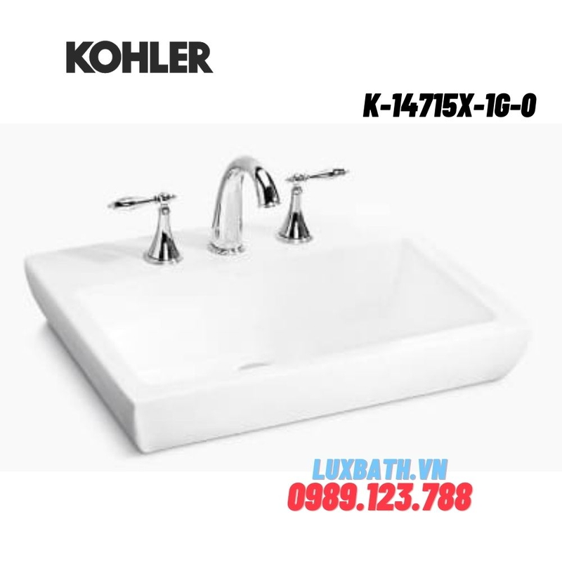 Chậu rửa lavabo Kohler K-14715X-1G-0 bán âm
