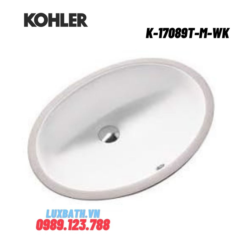 Chậu rửa lavabo treo tường Kohler K-17089T-M-WK