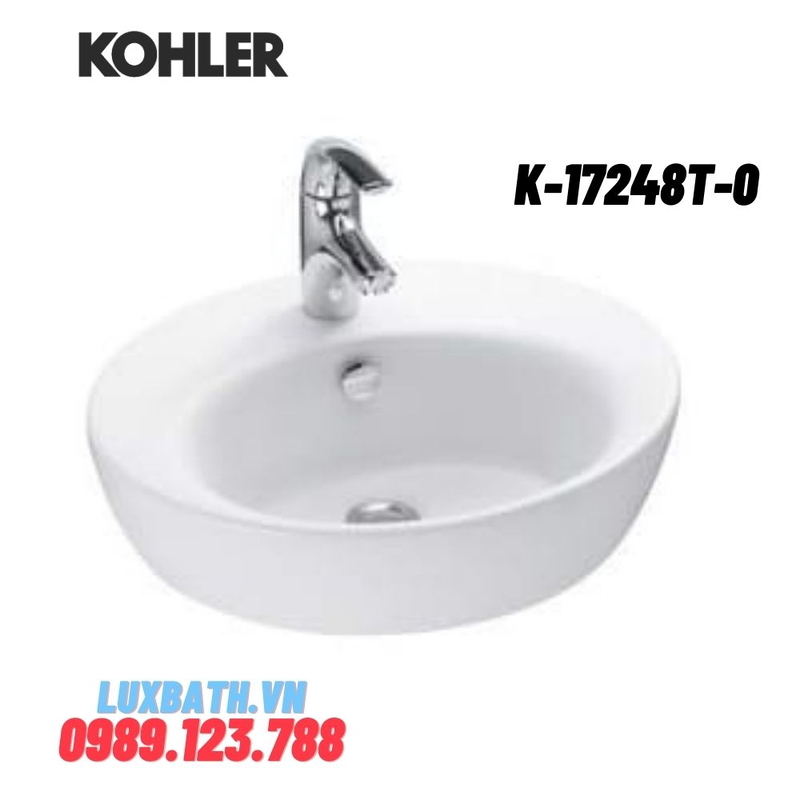 Chậu rửa lavabo treo tường Kohler K-17248T-0