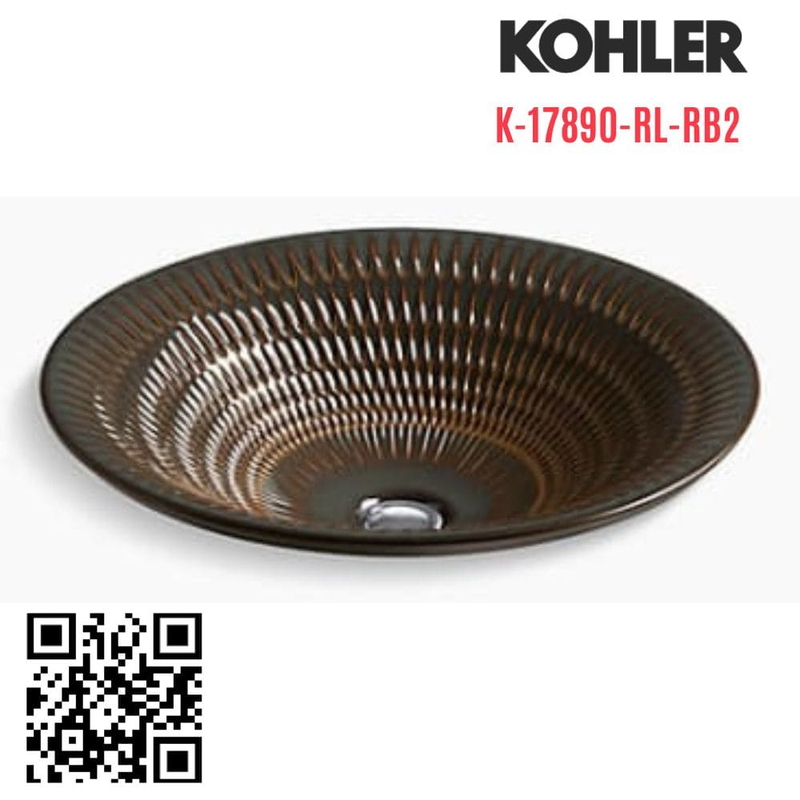 Chậu rửa lavabo treo tường Kohler K-17890-RL-RB2