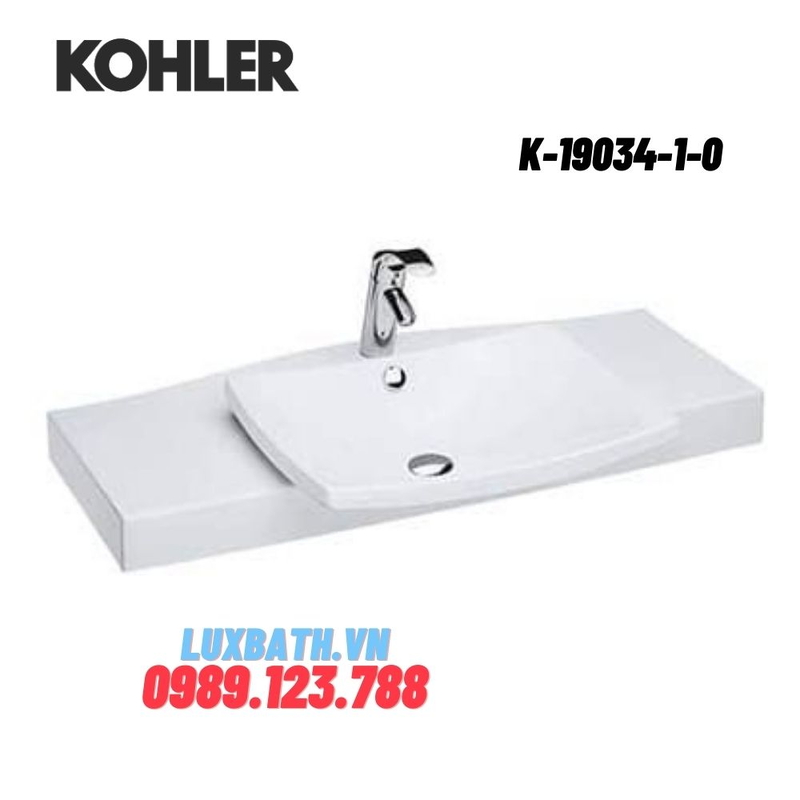 Chậu rửa lavabo Kohler K-19034-1-0 bán âm