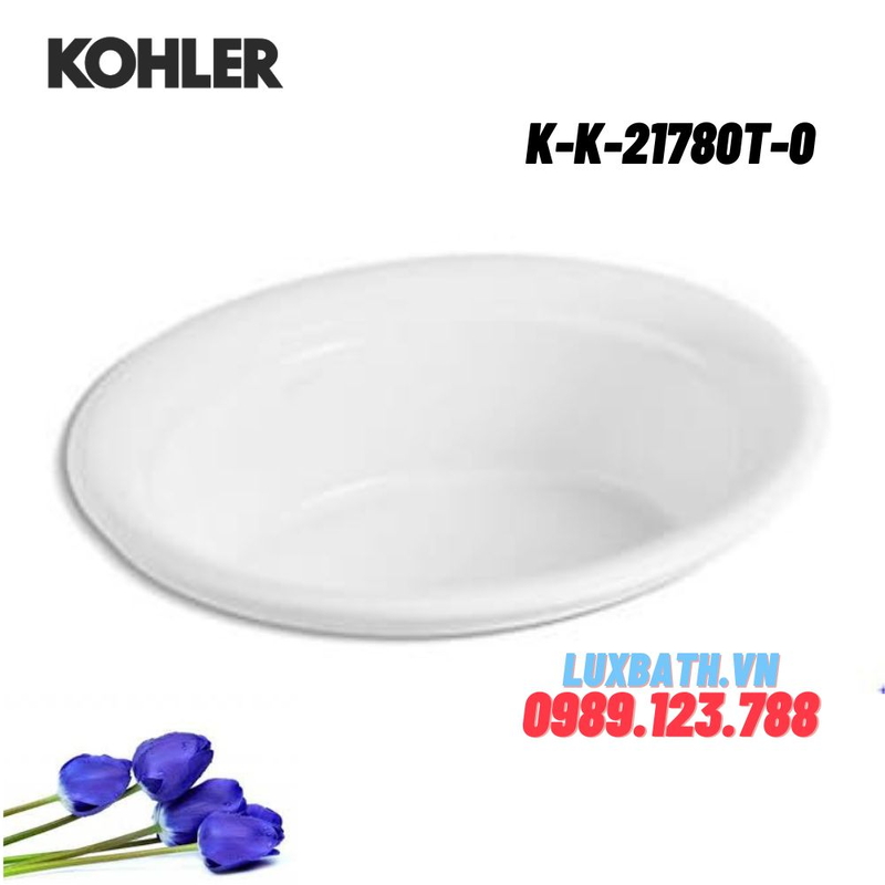Chậu rửa lavabo Kohler K-21780T-0 dương vành