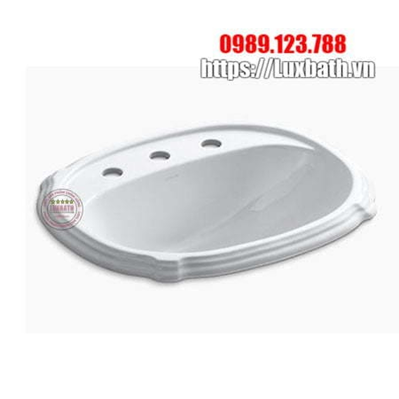 Chậu rửa lavabo Kohler K-2189T-8-0 dương vành