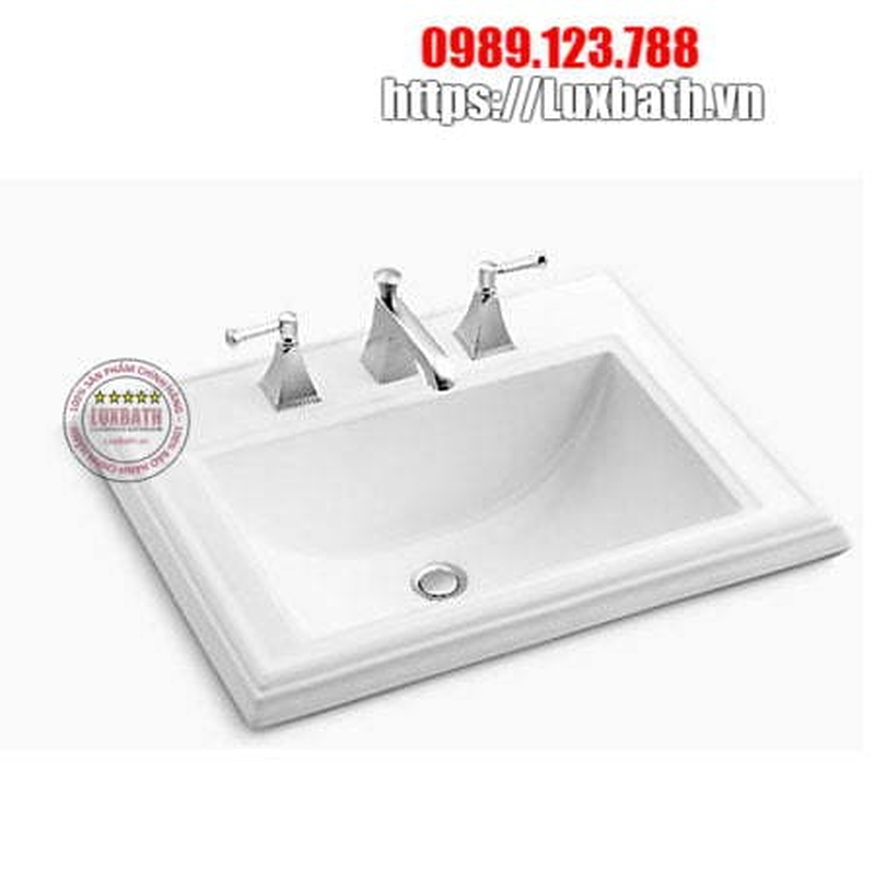 Chậu rửa lavabo Kohler K-2241T-8-0 dương vành