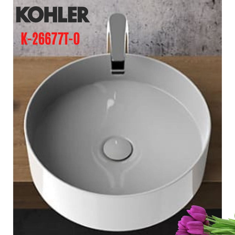 Chậu rửa lavabo treo tường Kohler K-26677T-0