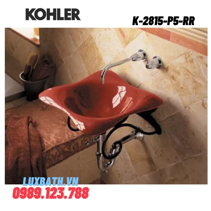 Chậu rửa lavabo treo tường Kohler K-2815-P5-RR
