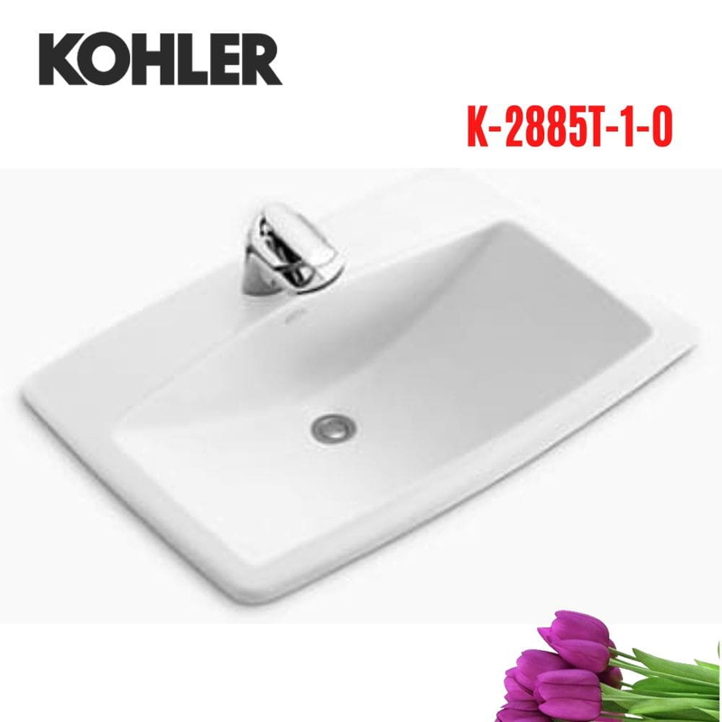 Chậu rửa lavabo Kohler K-2885T-1-0 dương vành