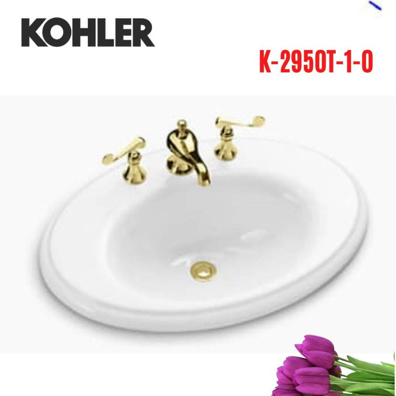 Chậu rửa lavabo Kohler K-2950T-1-0 dương vành