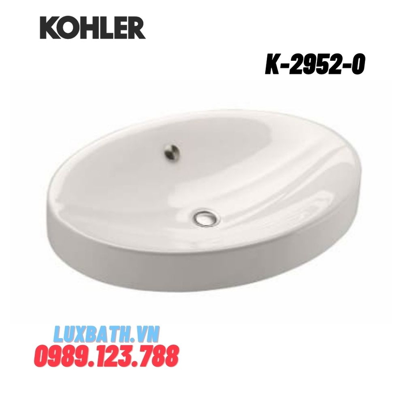 Chậu rửa lavabo treo tường Kohler K-2952-0