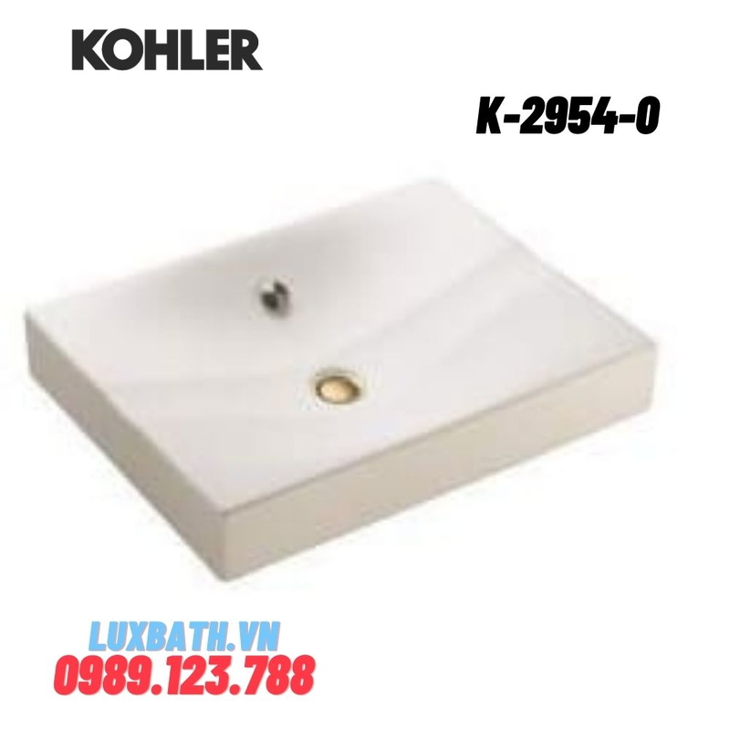 Chậu rửa lavabo treo tường Kohler K-2954-0