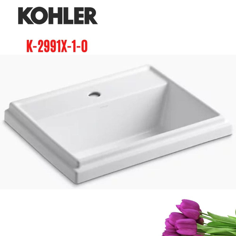 Chậu rửa lavabo Kohler K-2991X-1-0 dương vành