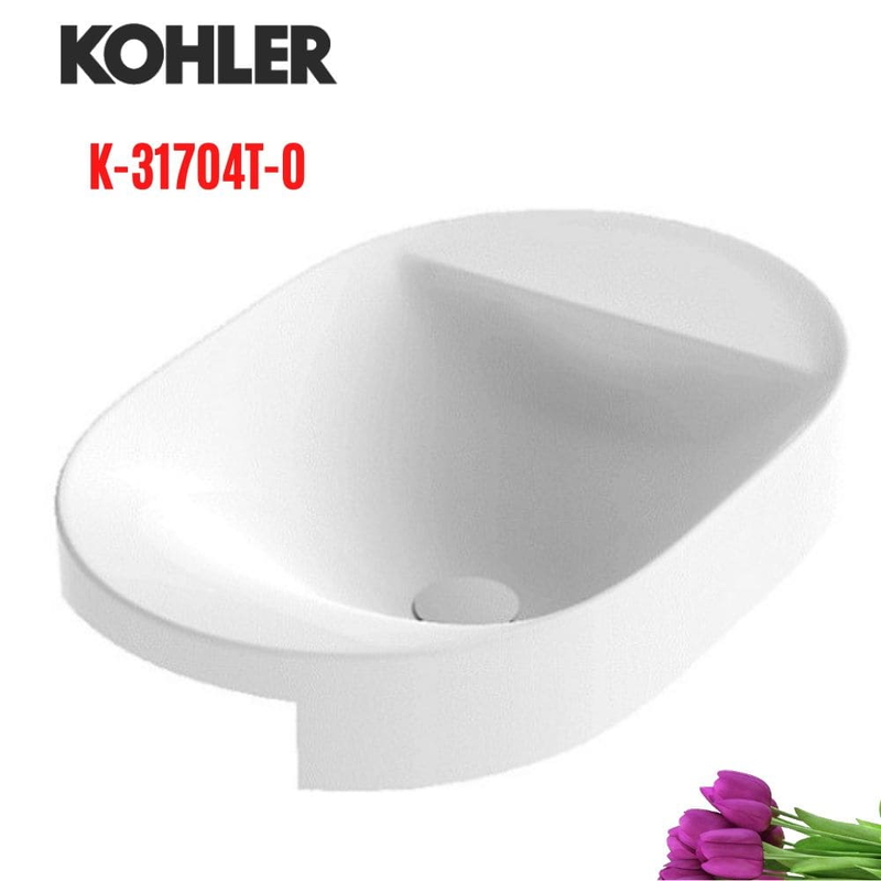 Chậu rửa lavabo treo tường Kohler K-31704T-0