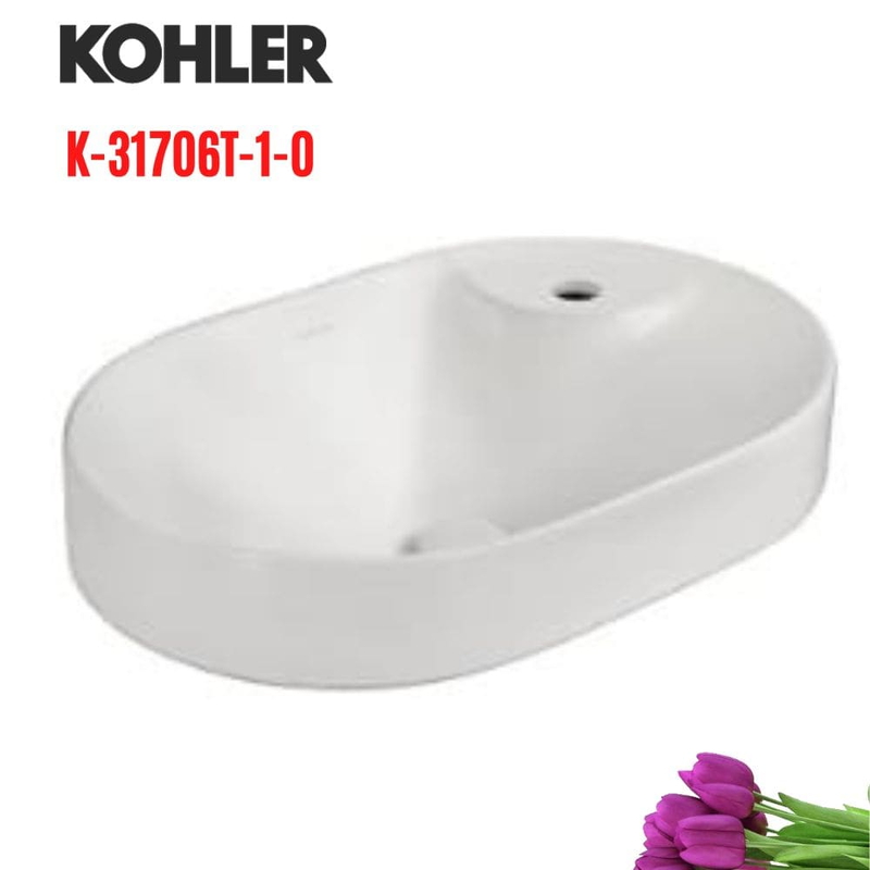 Chậu rửa lavabo treo tường Kohler K-31706T-1-0