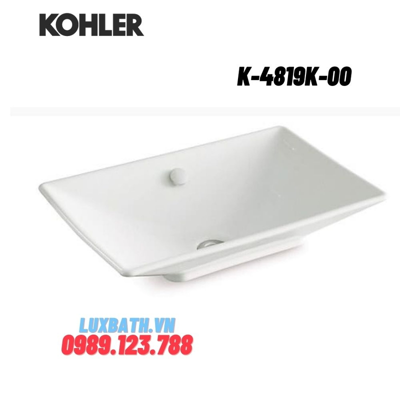 Chậu rửa lavabo treo tường Kohler K-4819K-00