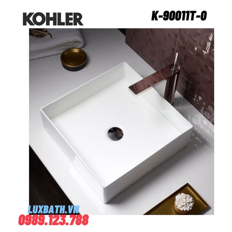 Chậu rửa lavabo treo tường Kohler K-90011T-0