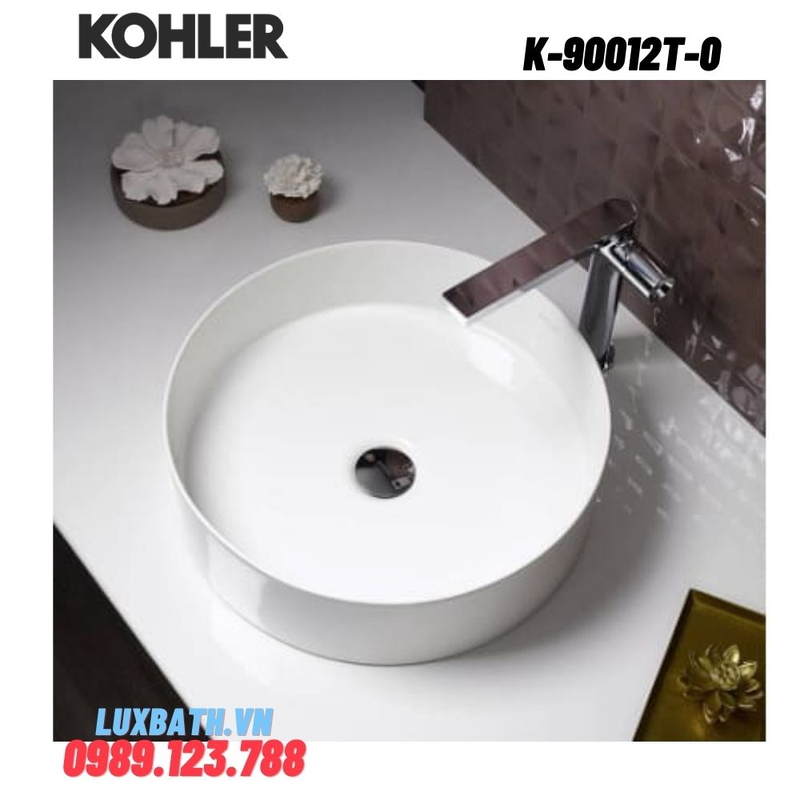 Chậu rửa lavabo treo tường Kohler K-90012T-0