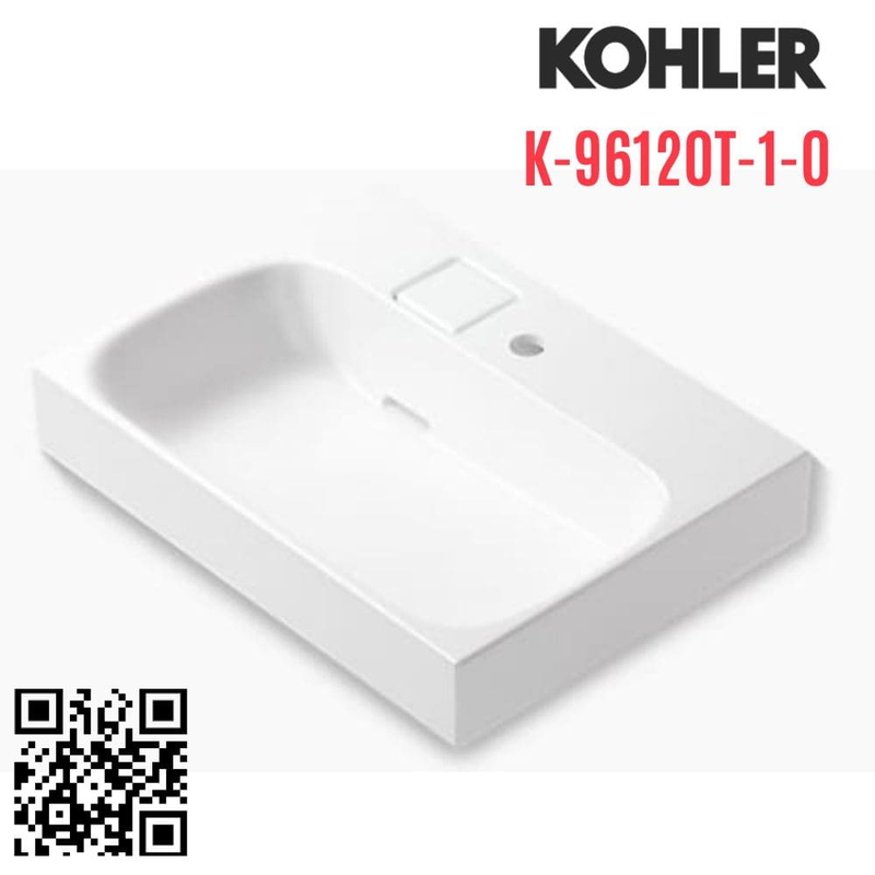 Chậu rửa lavabo treo tường Kohler K-96120T-1-0