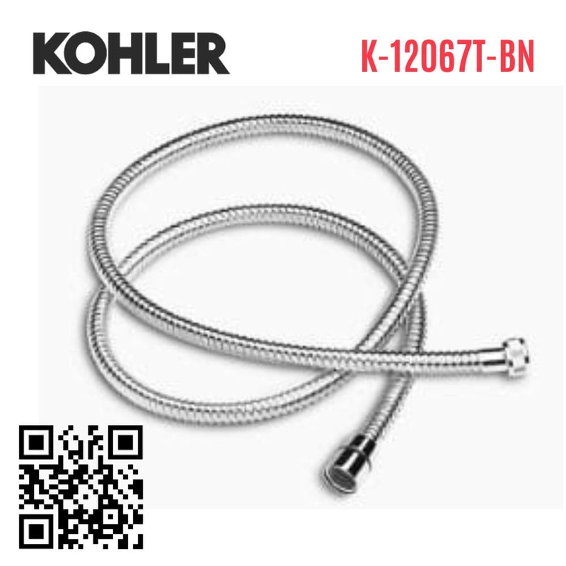 Dây sen tắm Kohler K-12067T-BN