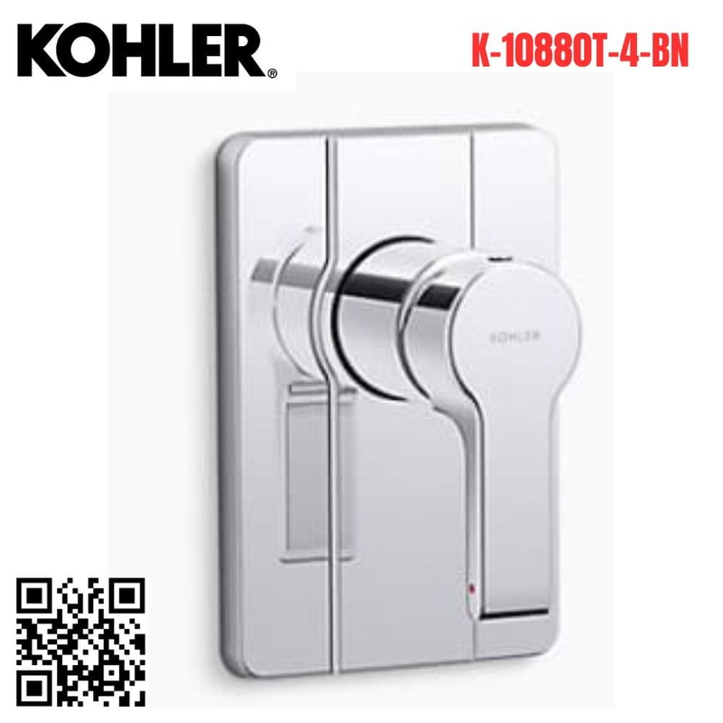 Mặt nạ Kohler K-10880T-4-BN âm tường Singulier